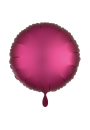 Folienballon 45cm Rund Satin Pink